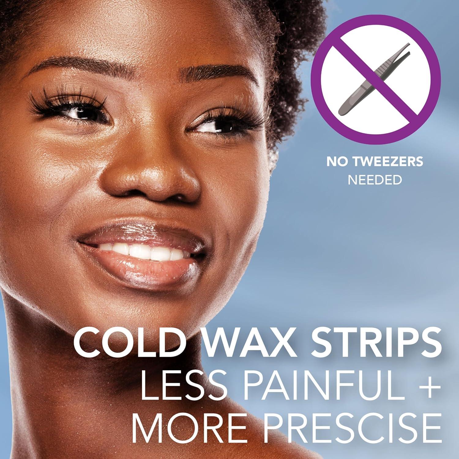 Cintas de Cera para Cejas Hair Off - Kit Natural 18 Unidades