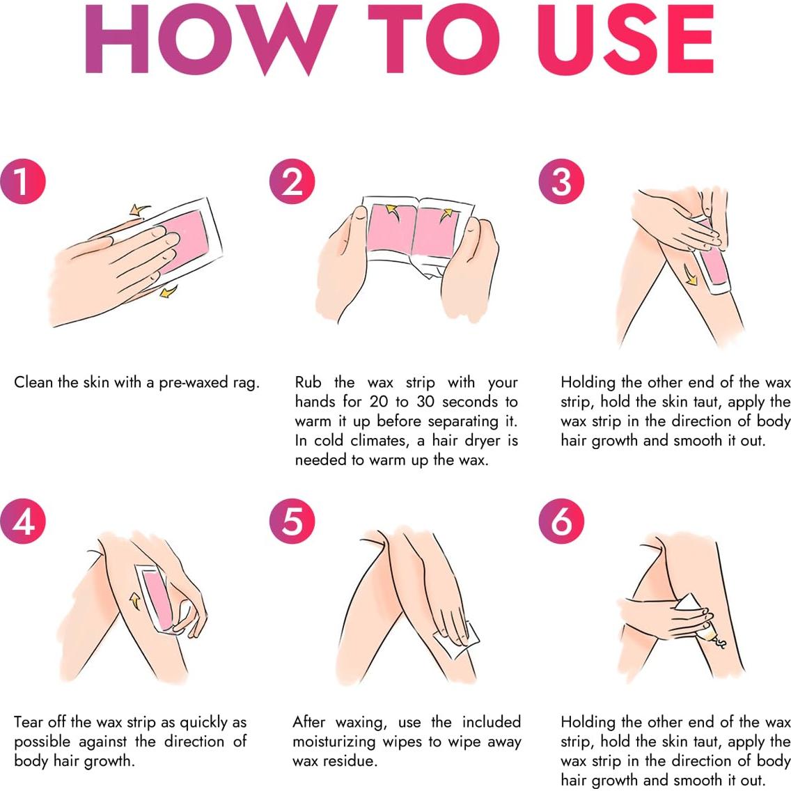 Cintas de Cera Suave Waxkiss 70 Unidades para Depilación