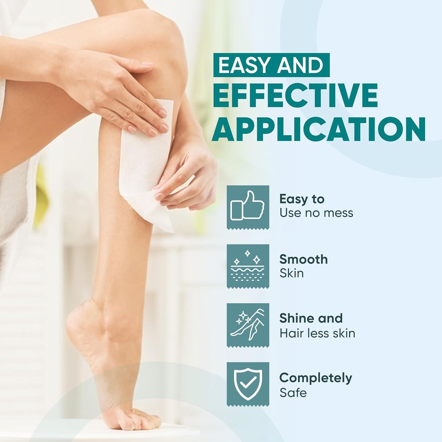 Tiras de Cera No Tejidas Amira Beauty 200 Unidades