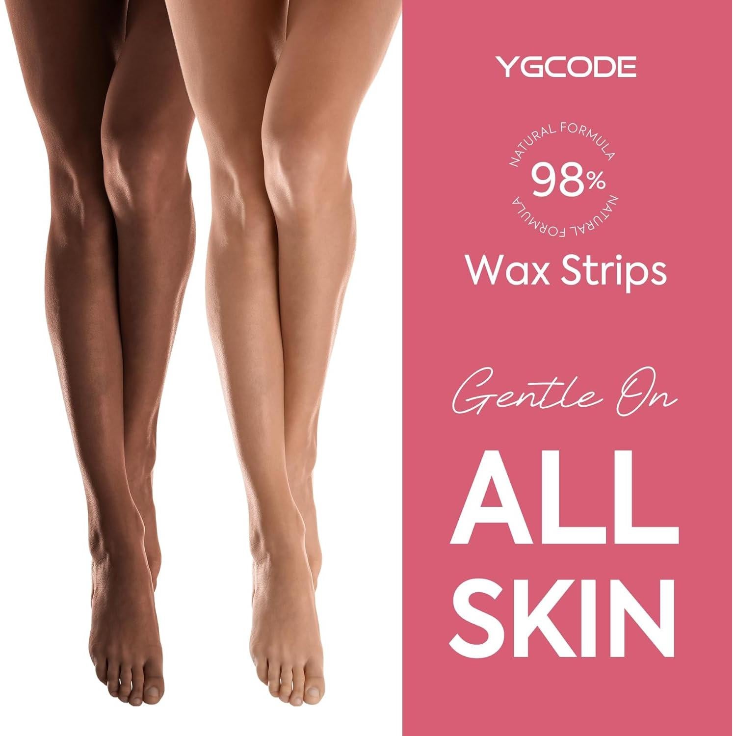 Tiras de Cera Depilación YGCODE 60 Unidades para Mujer