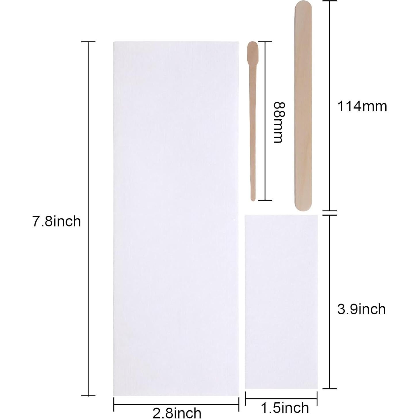 Kit de Tiras de Cera Yaomiao 250 Piezas para Depilación