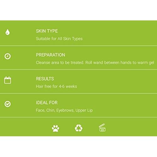 Kit de Cera para Cejas Nad's 0.057 kg, Eliminación Vello Facial