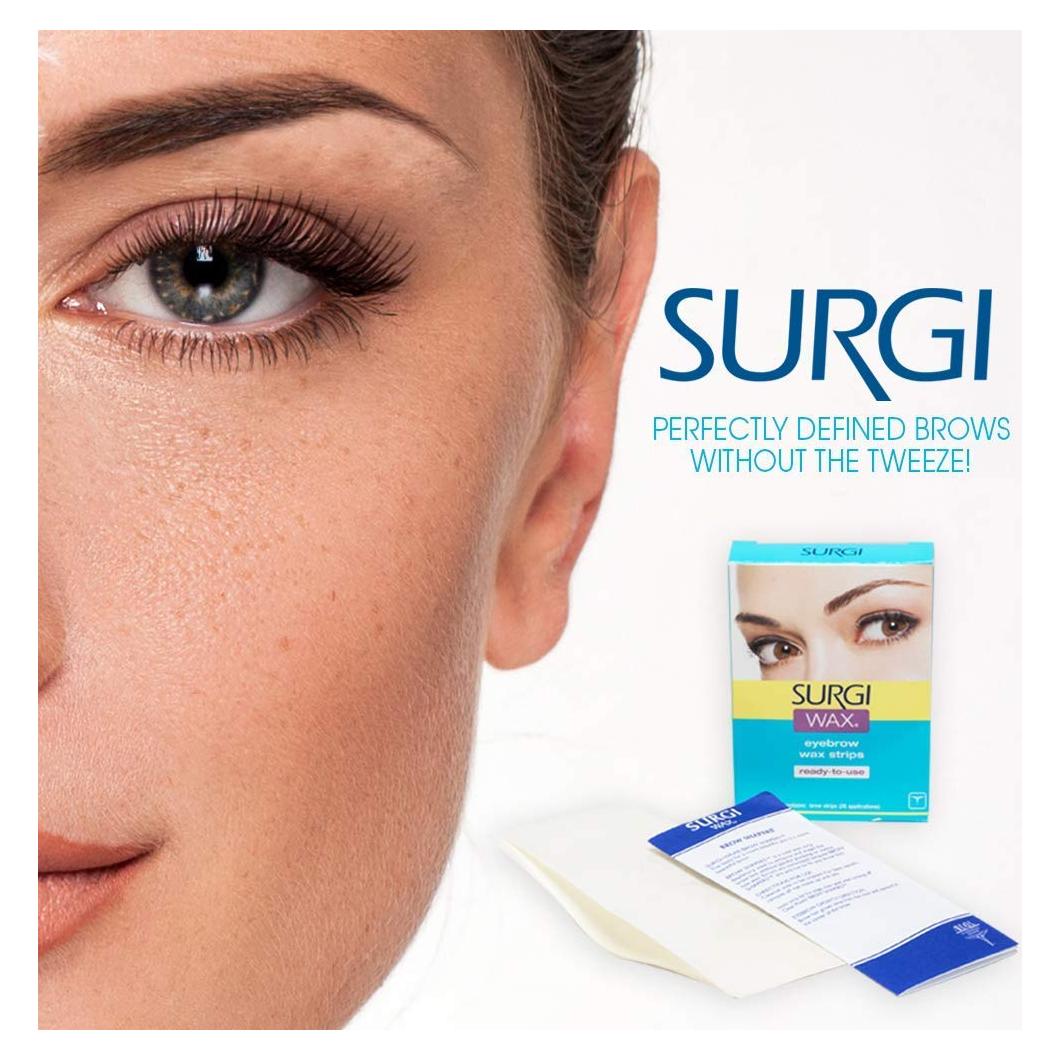 Cintas de Cera para Cejas Surgi 28 Unidades Listas para Usar