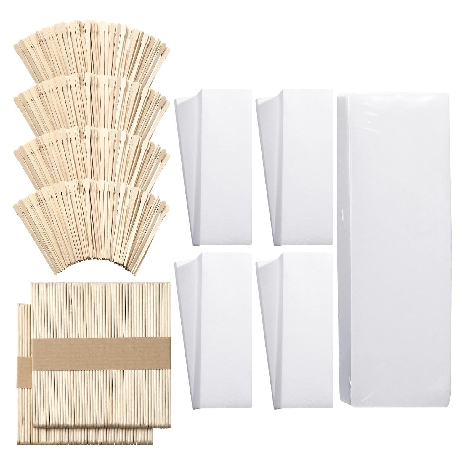 Kit Depilación Ireer 1000 Piezas Tiras Cera y Palitos