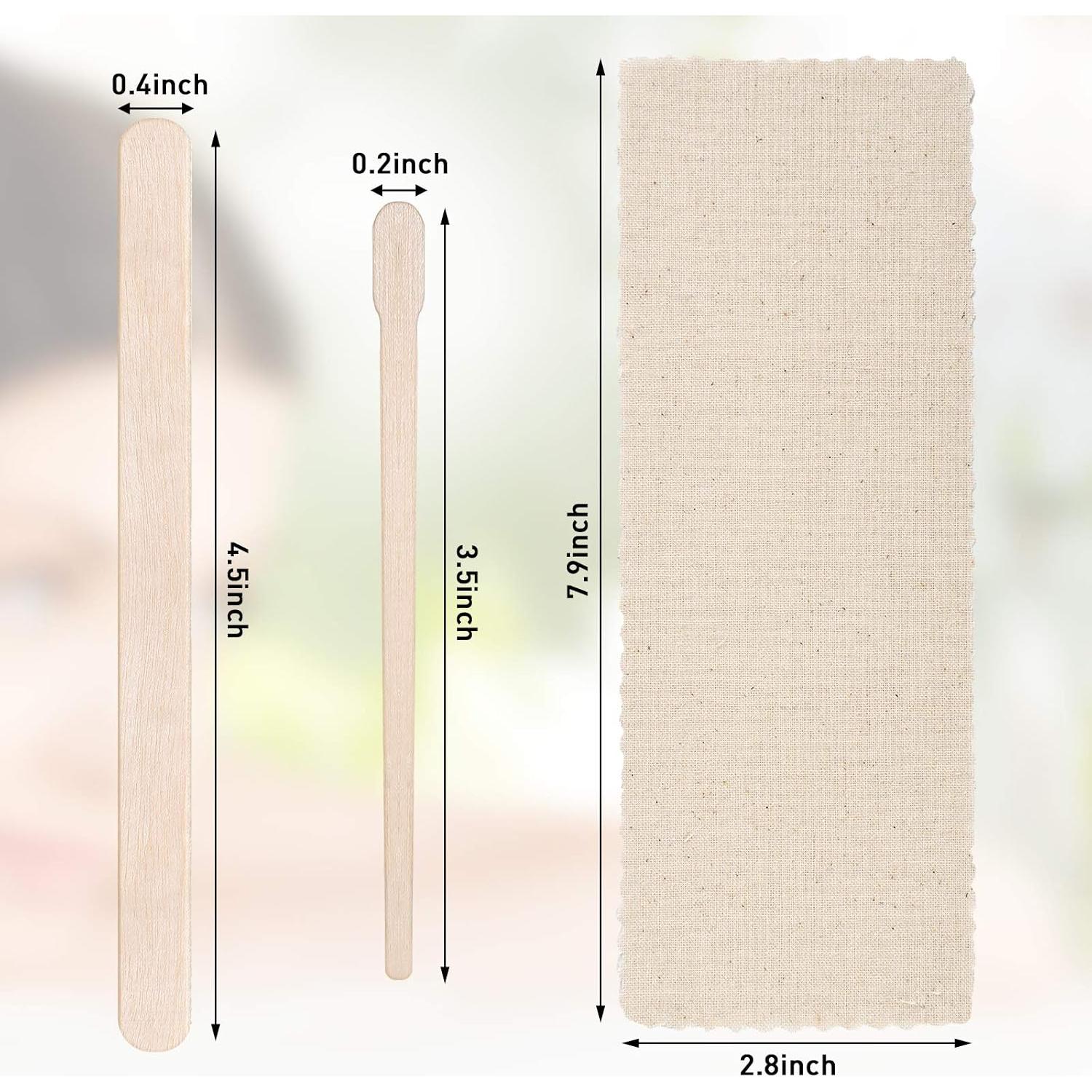 Kit de Depilación Maitys 250 Piezas Cera Muslín y Palitos