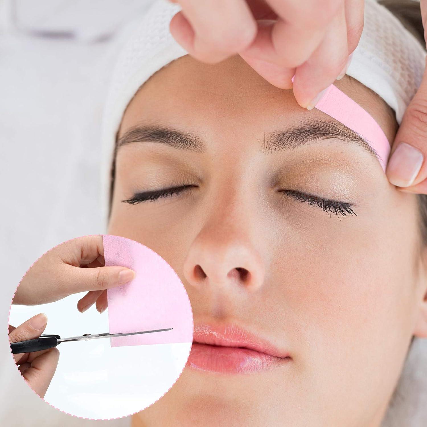 Tiras de Cera Maitys 200 Piezas Rosa para Depilación Facial y Corporal