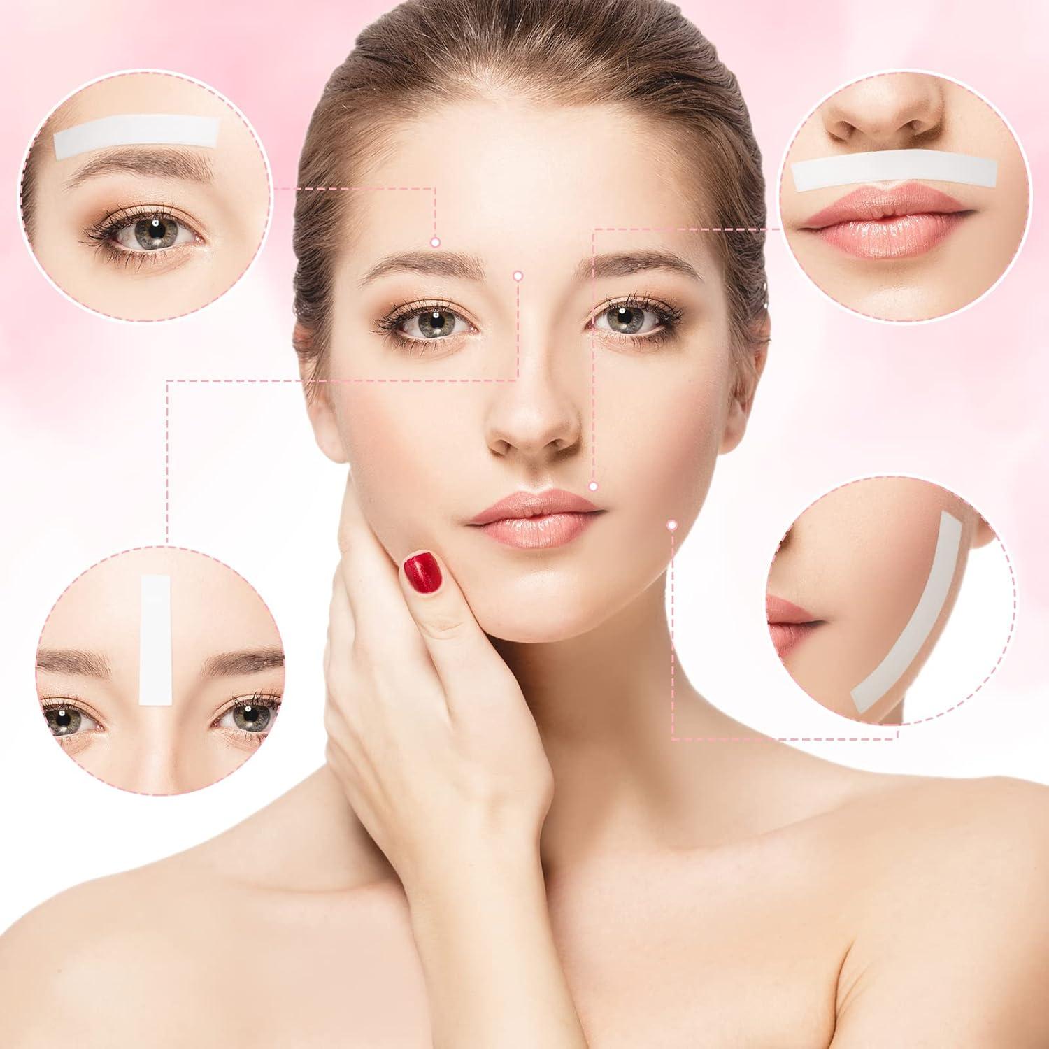 Kit de Cera 600 Pcs Leelosp Tiras y Palitos para Vello