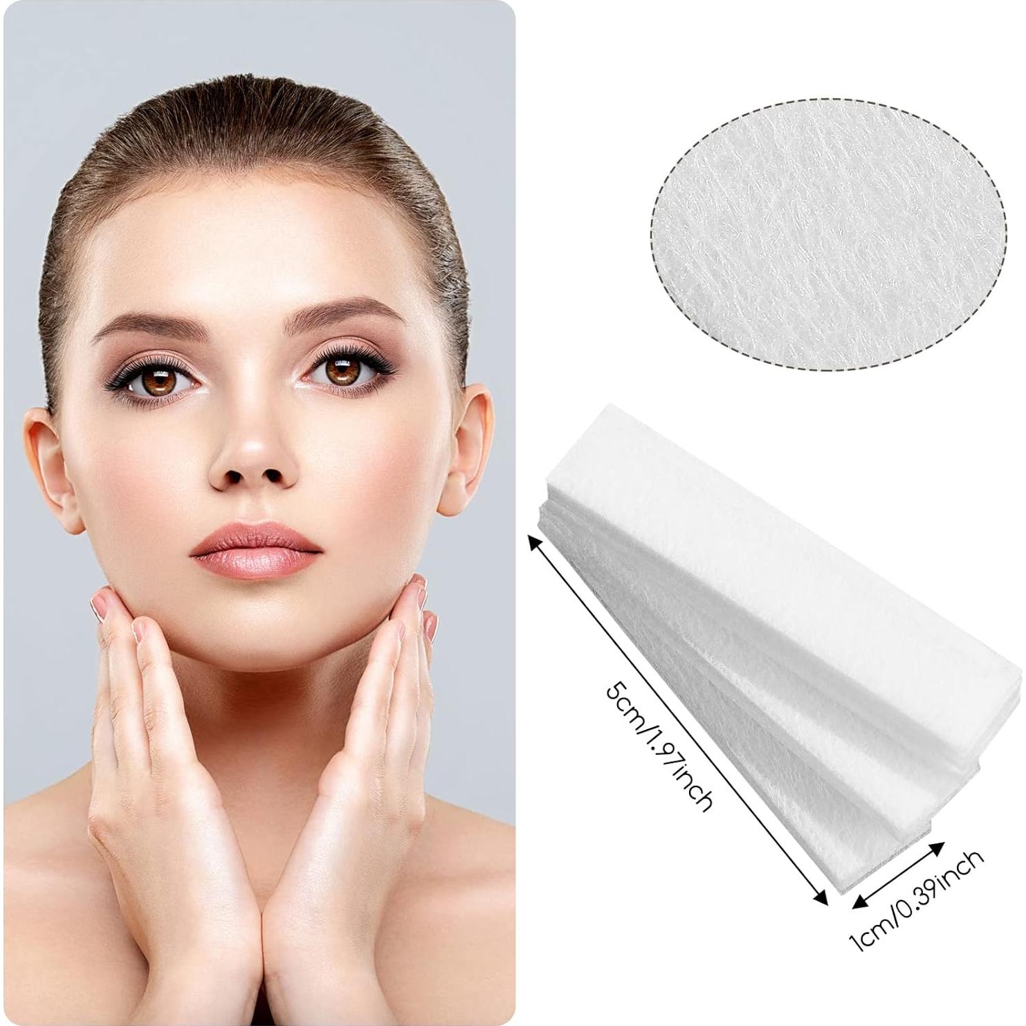 Tiras de Cera para Depilación Facial Maitys 400 Piezas