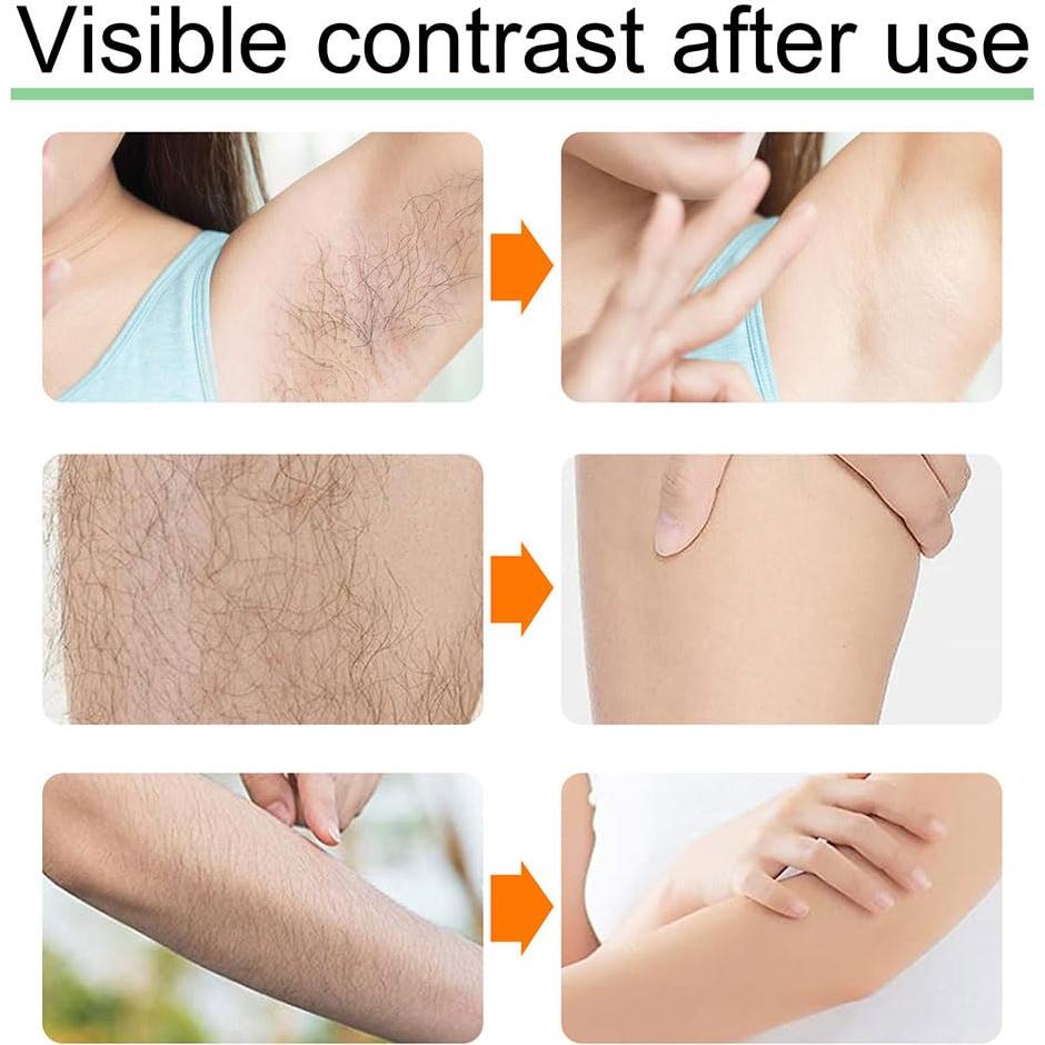 80 Tiras de Cera Depilatoria BXQJRJ + 20 Toallitas Calmantes