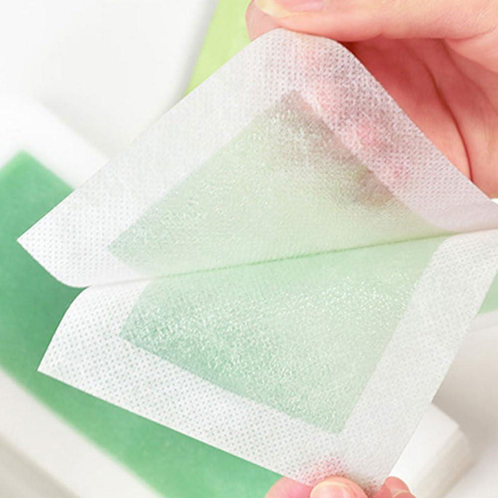 80 Tiras de Cera Depilatoria BXQJRJ + 20 Toallitas Calmantes