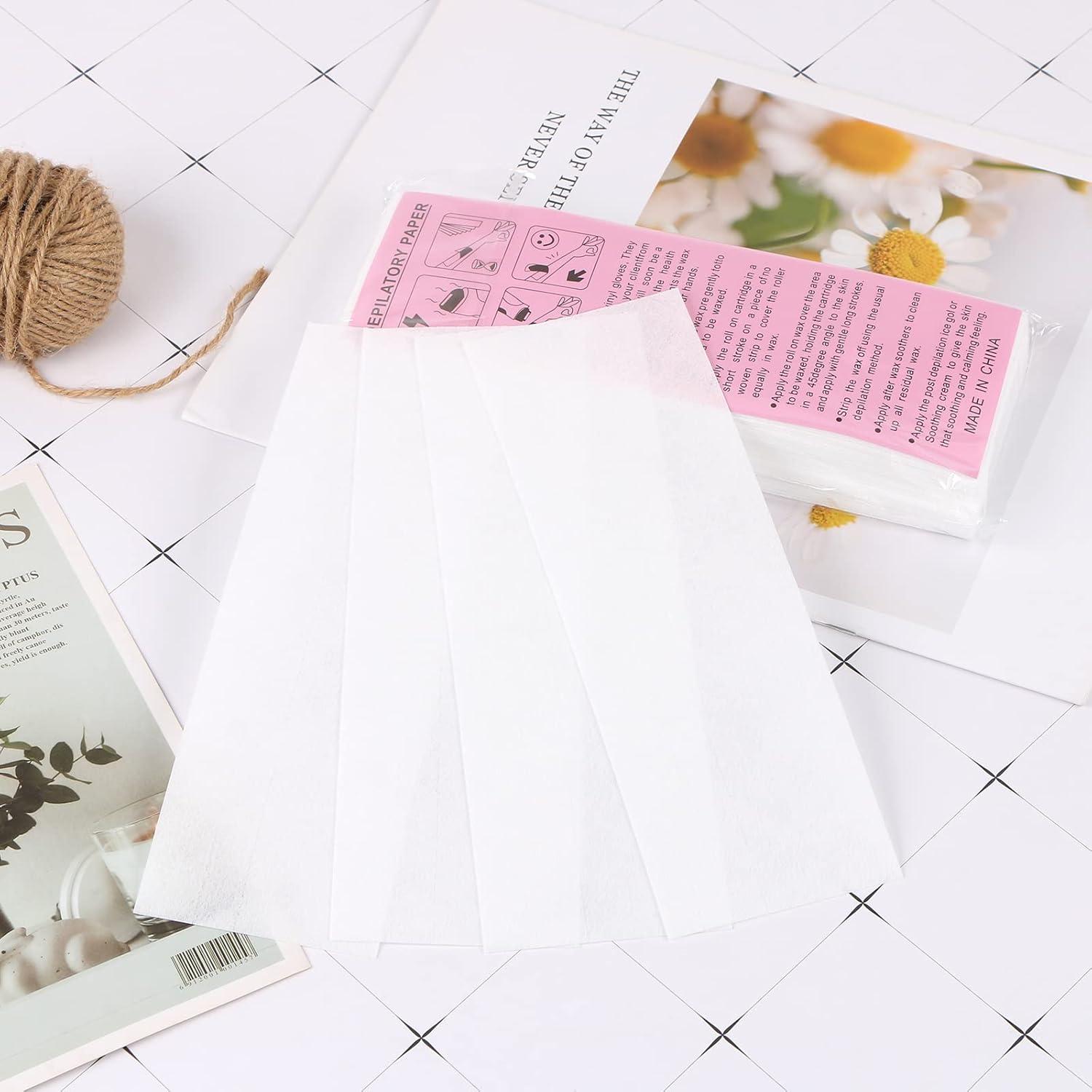 CABAX Papel de Depilación Desechable 50 Hojas 20x7 cm