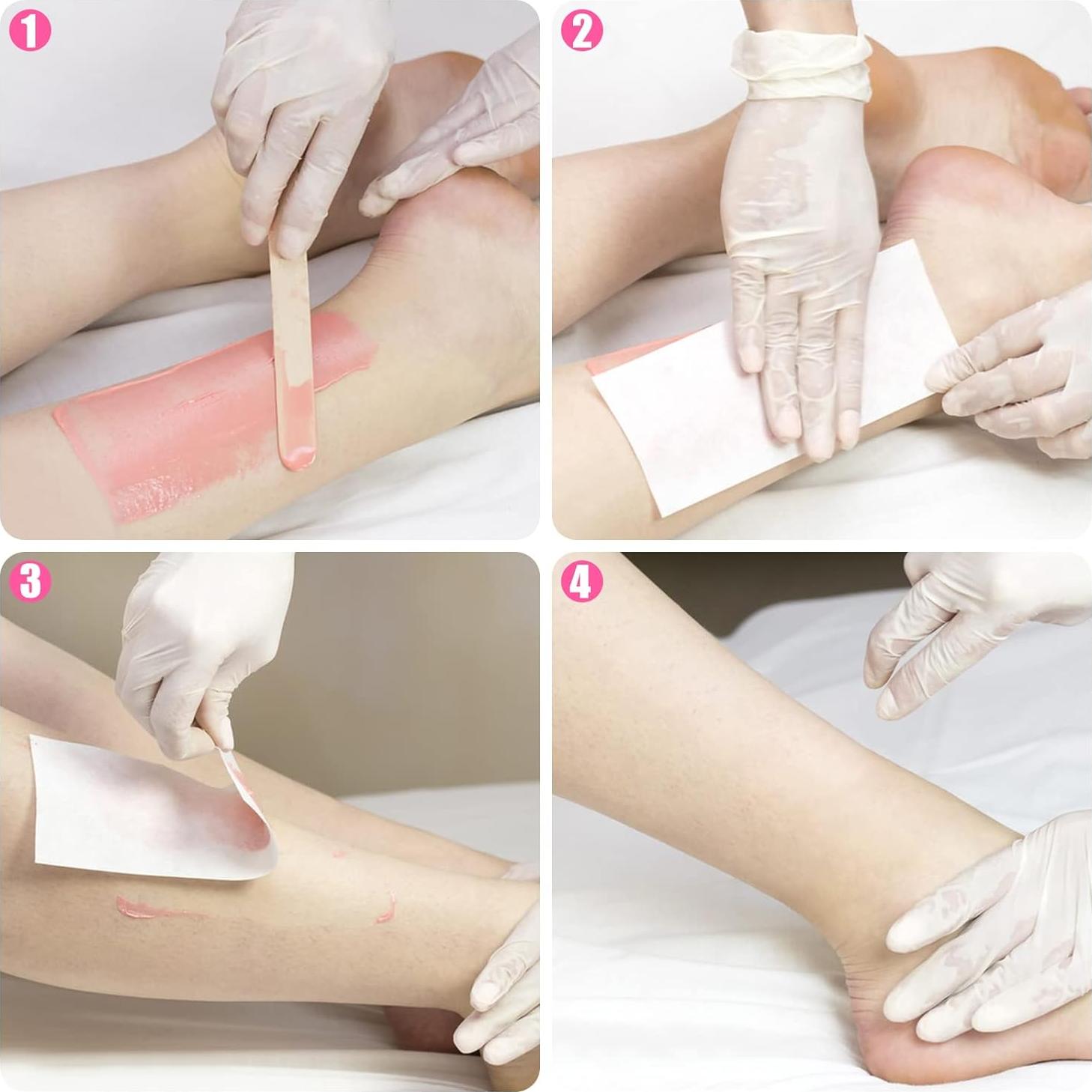 CABAX Papel de Depilación Desechable 50 Hojas 20x7 cm