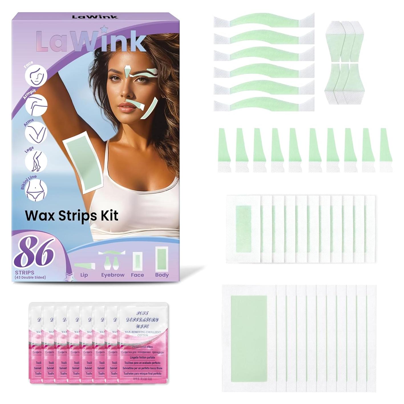 Kit de Depilación Corporal Cintas de Cera 86 Piezas GUANGZHOU
