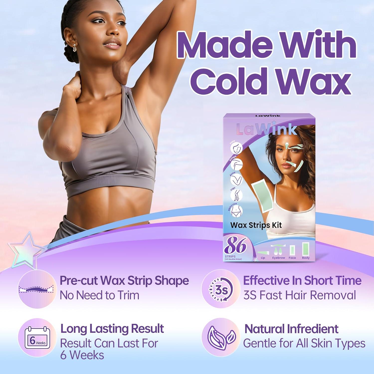 Kit de Depilación Corporal Cintas de Cera 86 Piezas GUANGZHOU