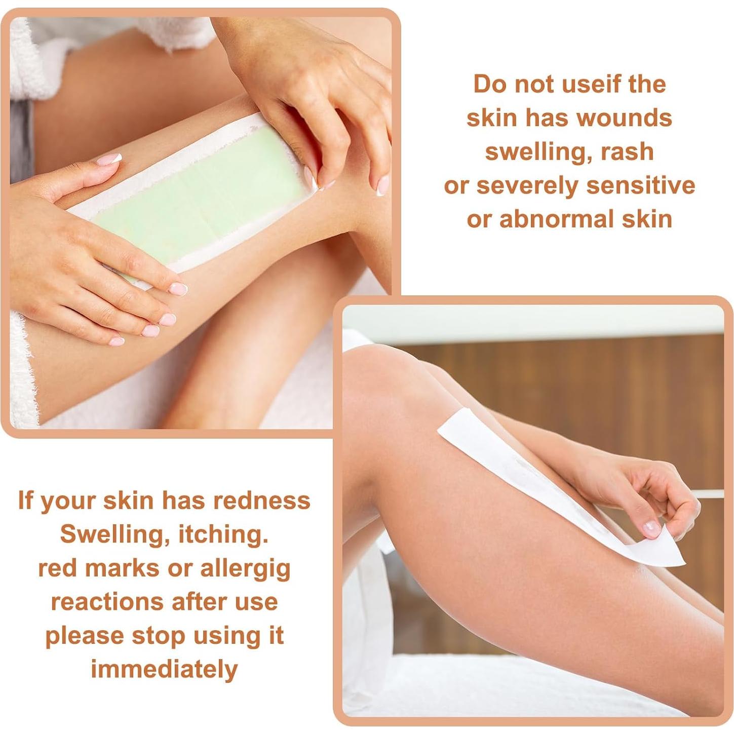 Tiras de Cera No Tejidas Lemecima 1000 Pcs 7x20 cm