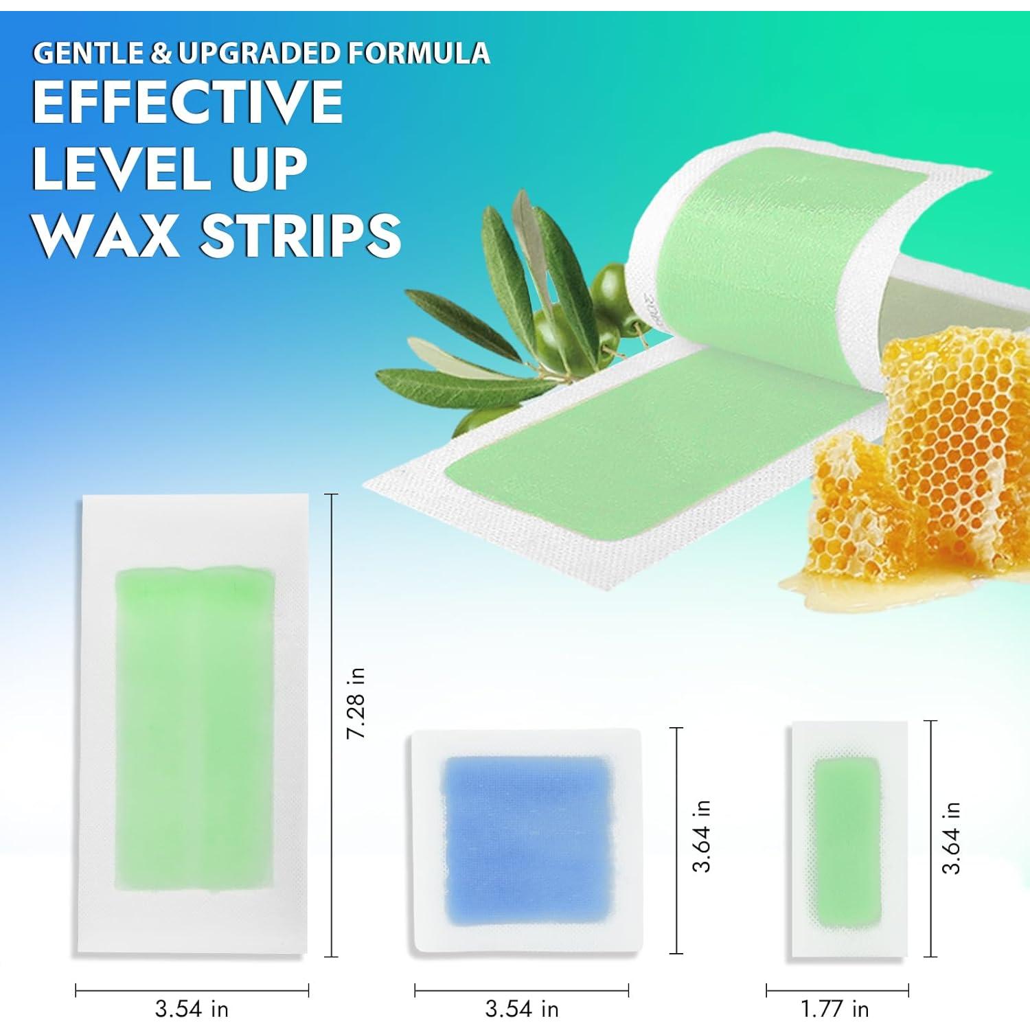 Kit de Cintas de Cera Waxkiss para Depilación - 70 Cintas Hipoalergénicas