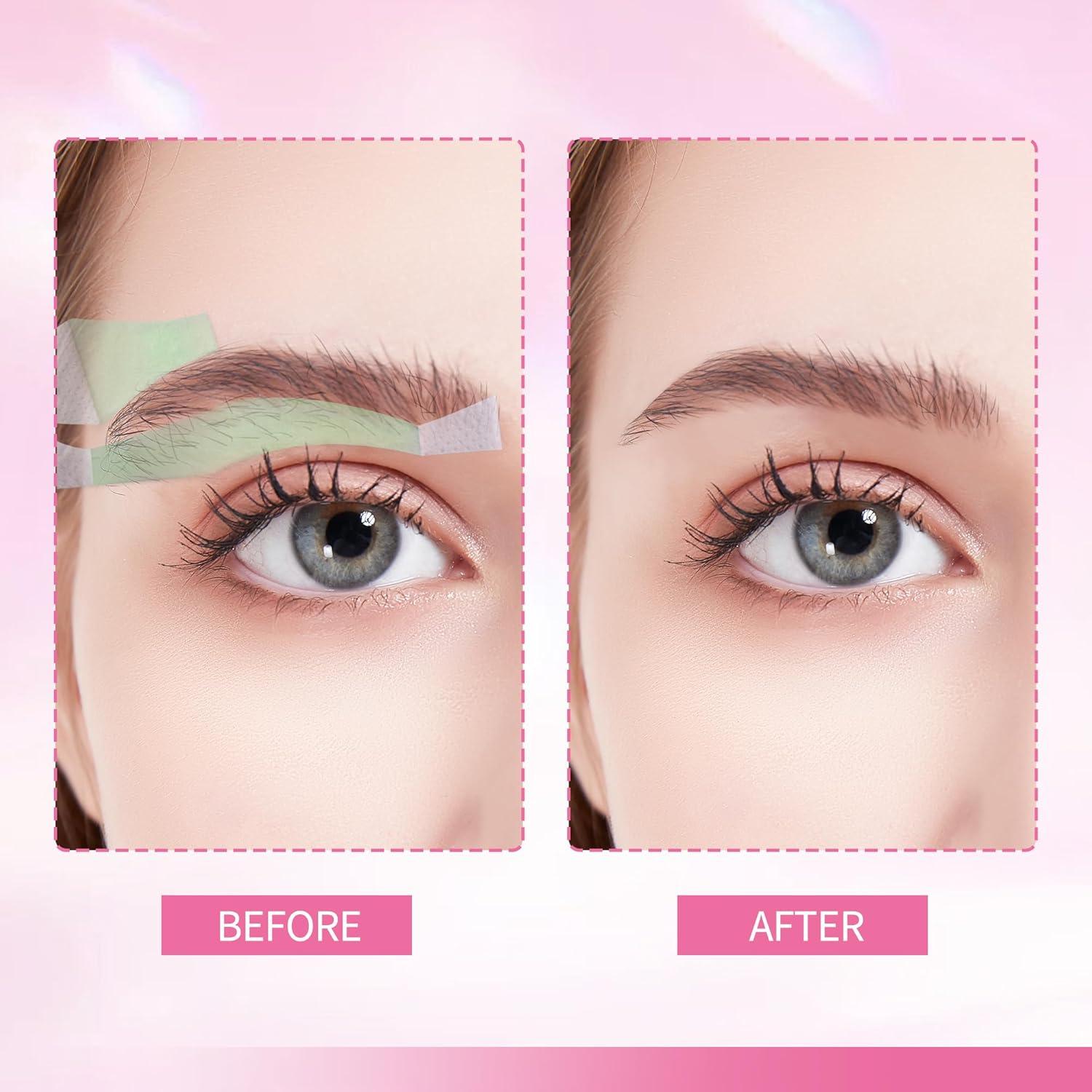 Cera para Cejas Beauty7 Fit 48 Tiras + 6 Toallitas Calmantes