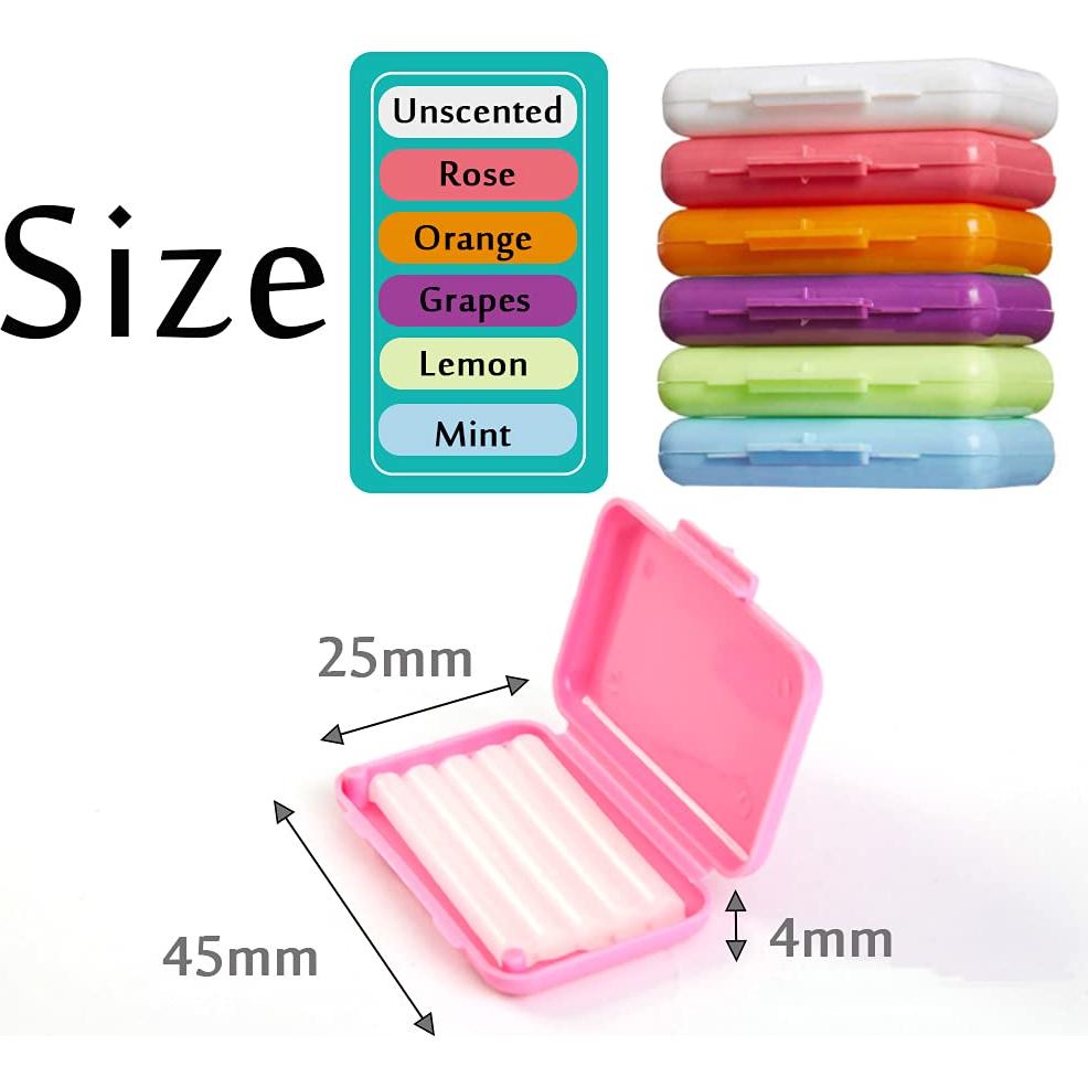 Cera Ortodóntica Dental Colorida RHUI 6 Cajas