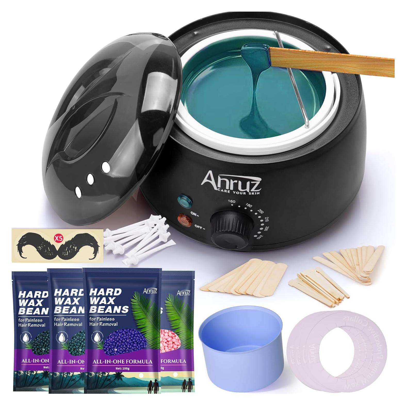 Kit de Cera ANRUZ 56 Piezas para Depilación en Casa