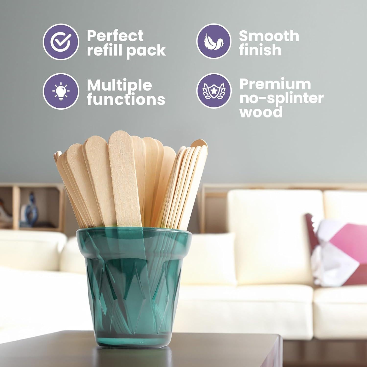 Palitos de Cera para Depilación Tress Wellness - 150 Unidades