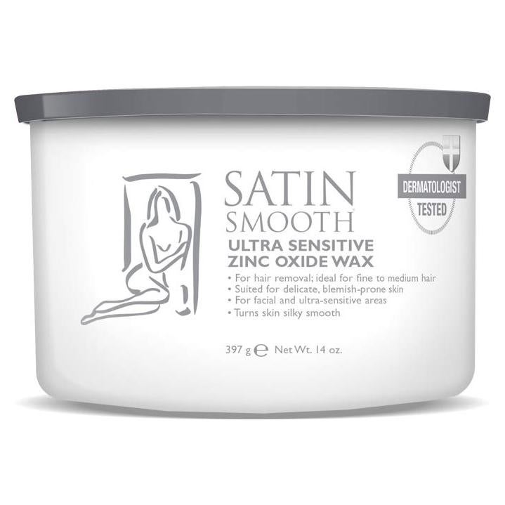 Cera Depilatoria Satin Smooth Óxido de Zinc 396 g Piel Sensible