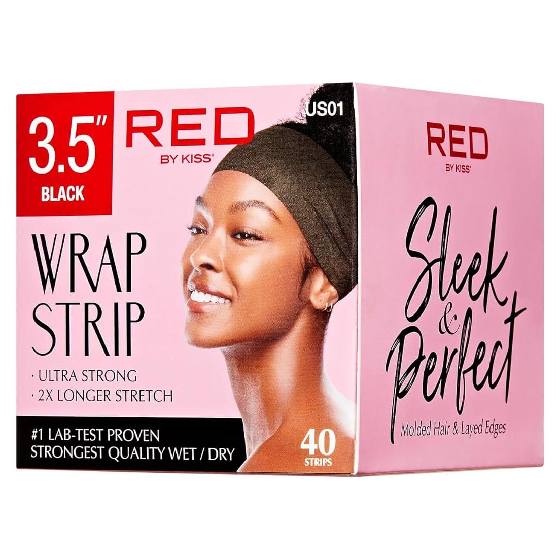 Cinta para Envolver Cabello Red by Kiss Ultra Fuerte 40 Tiras