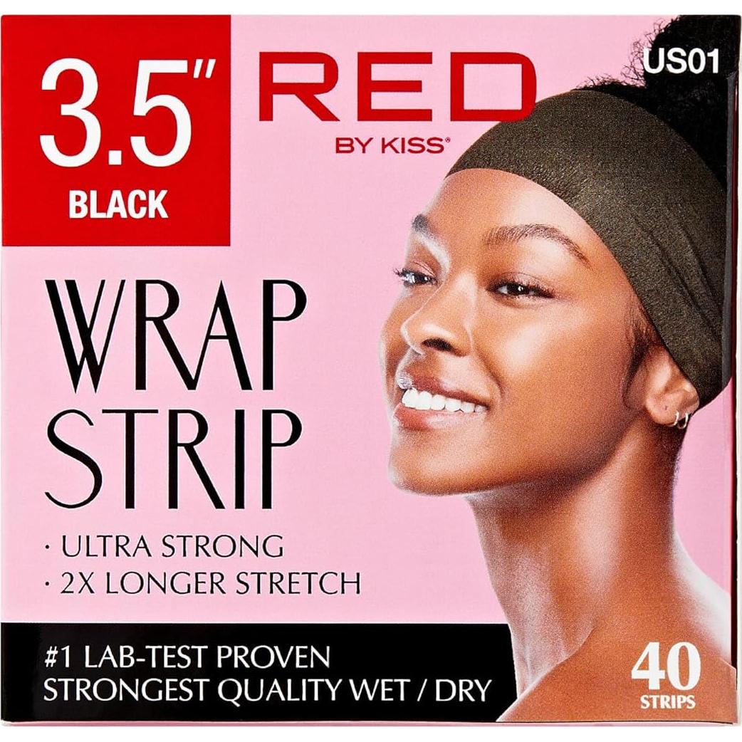 Cinta para Envolver Cabello Red by Kiss Ultra Fuerte 40 Tiras