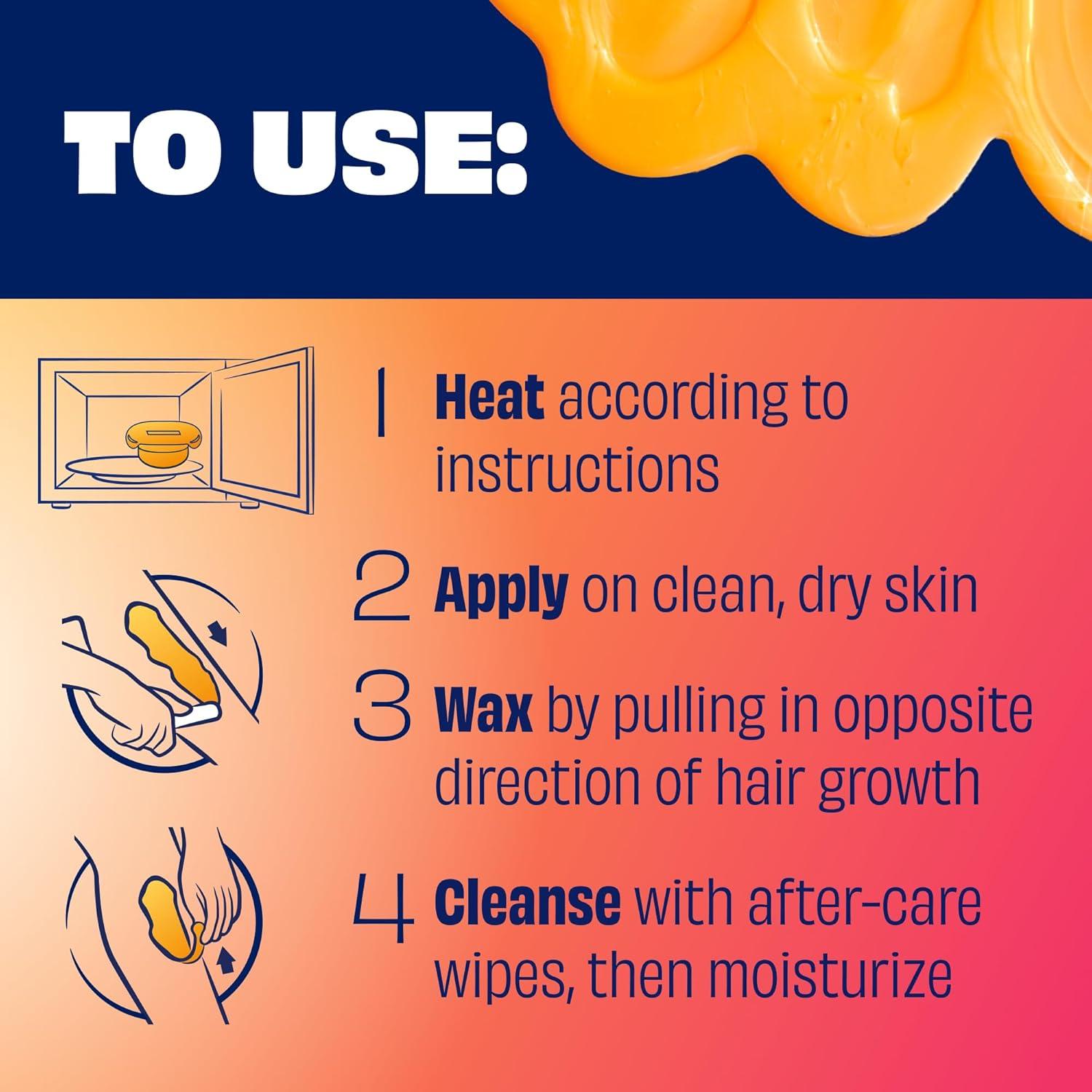 Kit de Cera Caliente Nair Lux Wax 199g para Depilación