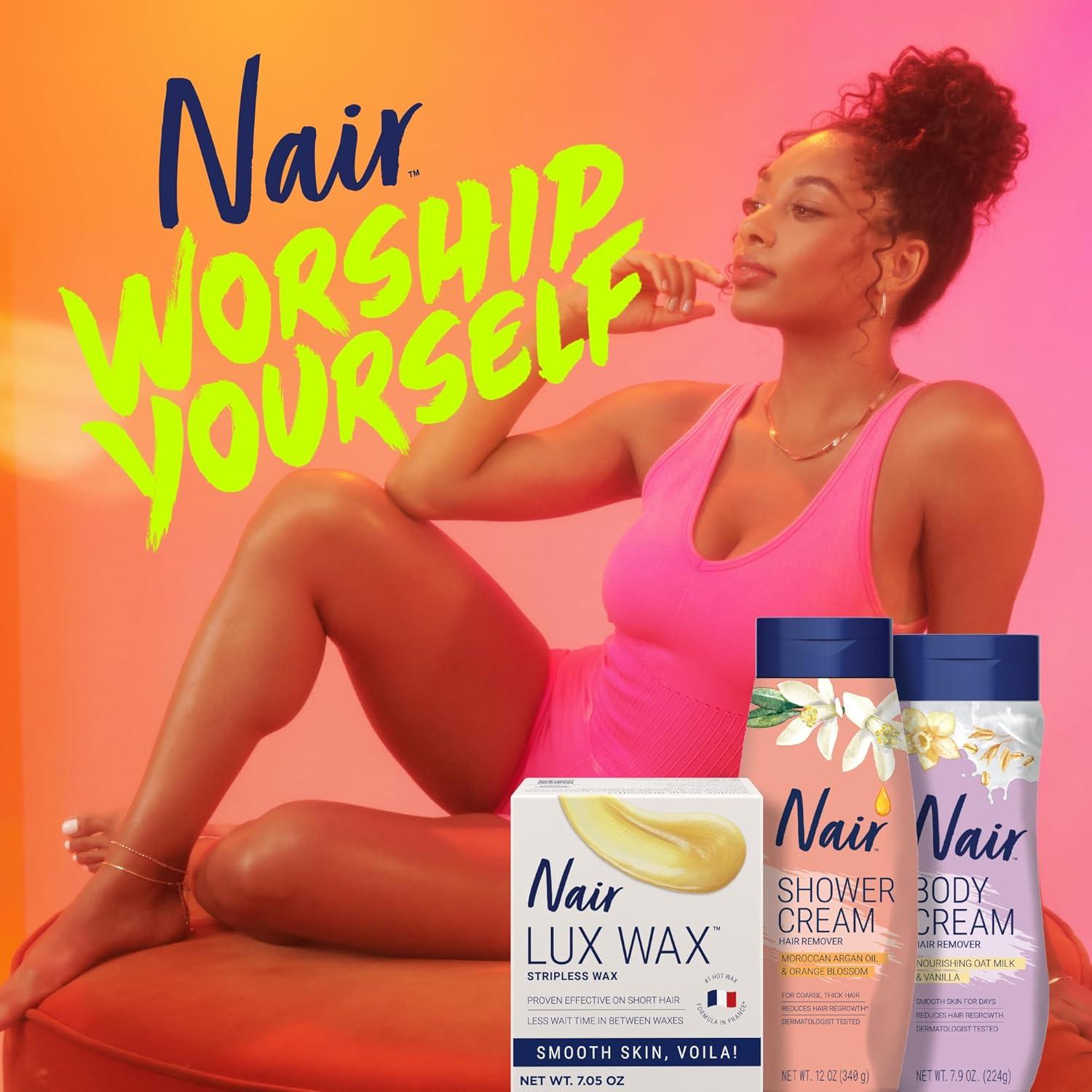 Kit de Cera Caliente Nair Lux Wax 199g para Depilación