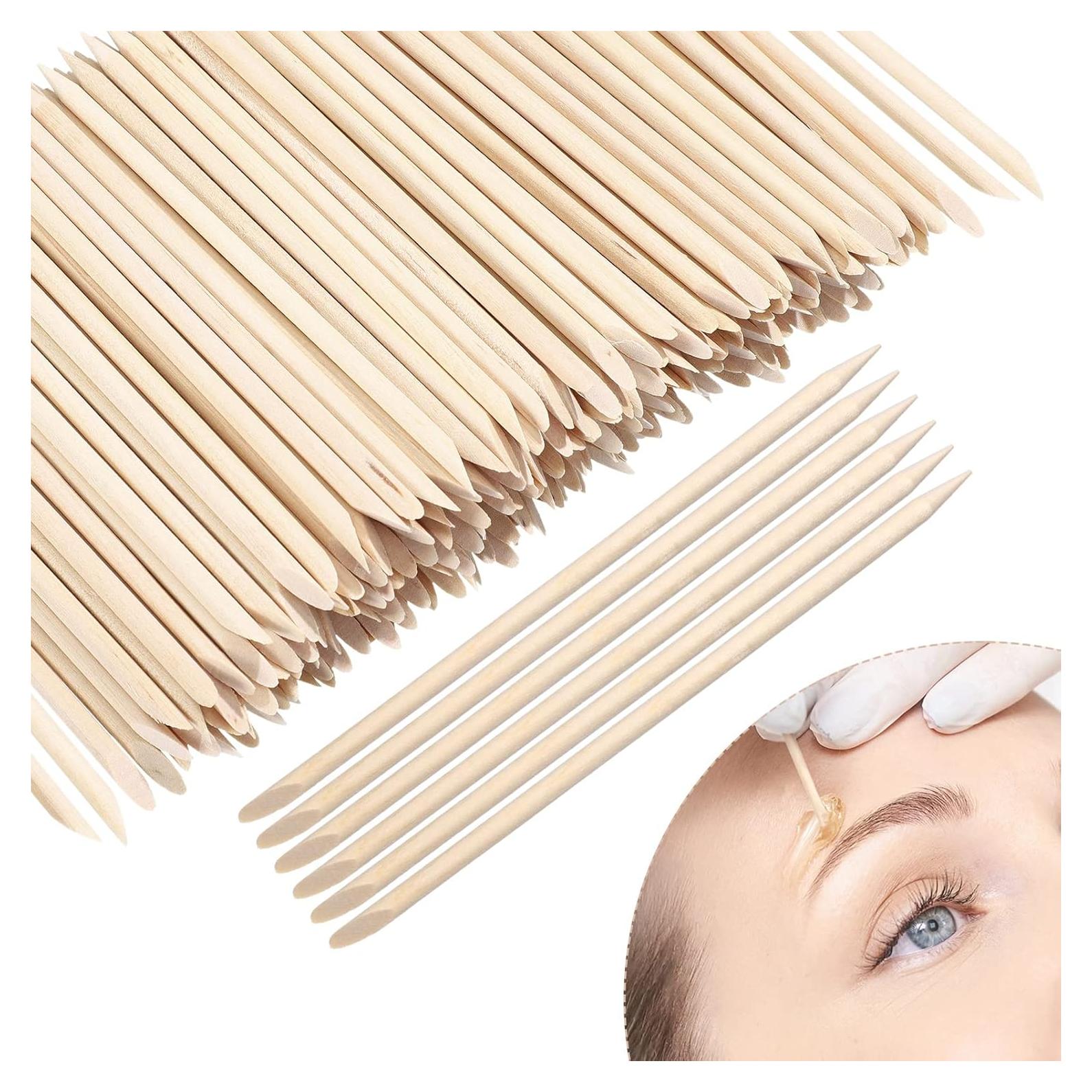 Palitos de Cera de Madera Demissle 400 Piezas para Cejas