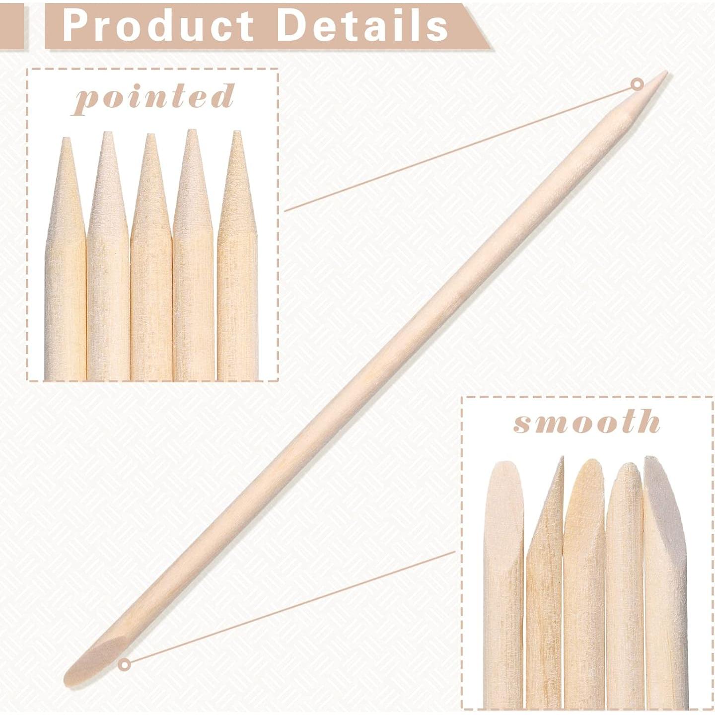 Palitos de Cera de Madera Demissle 400 Piezas para Cejas