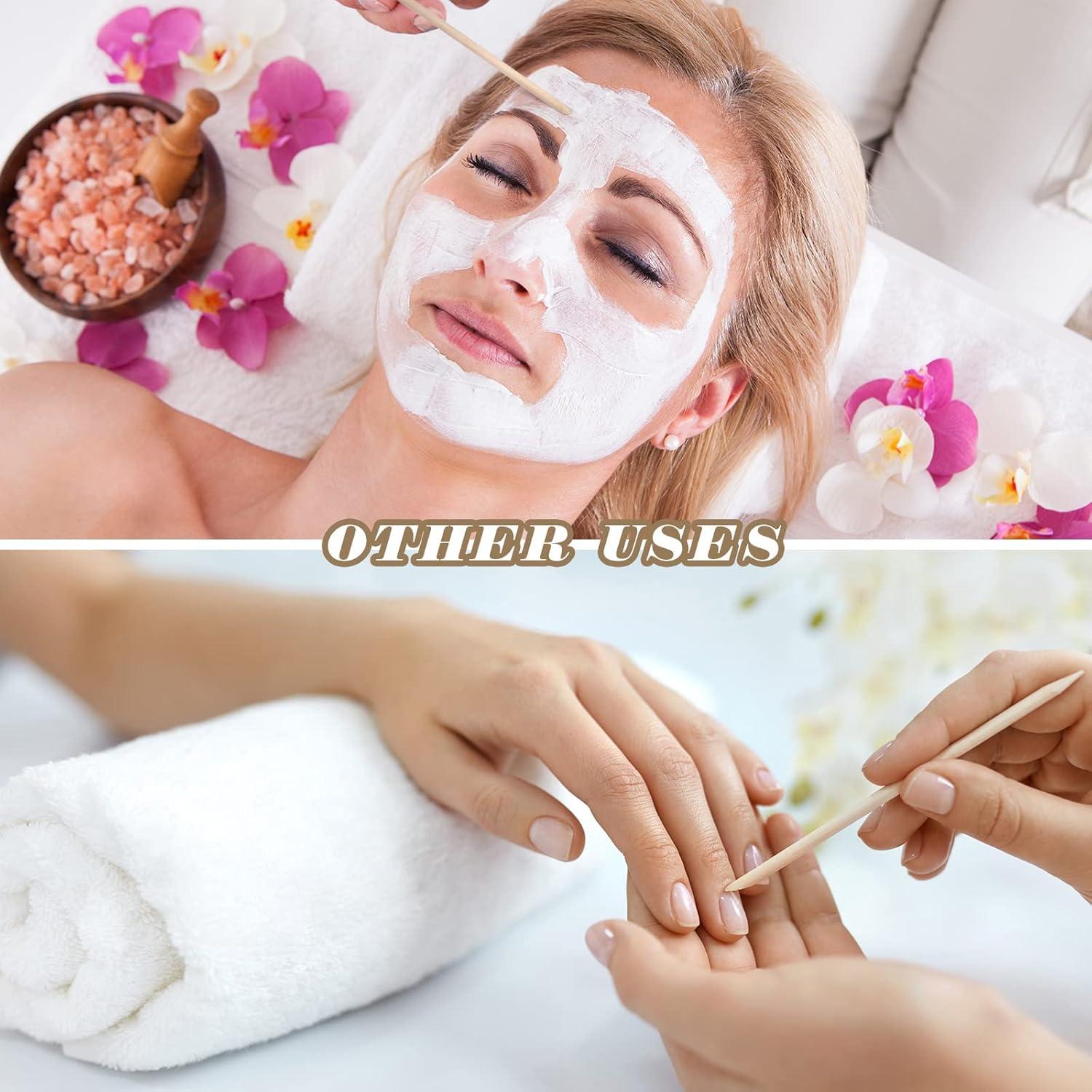 Palitos de Cera de Madera Demissle 400 Piezas para Cejas