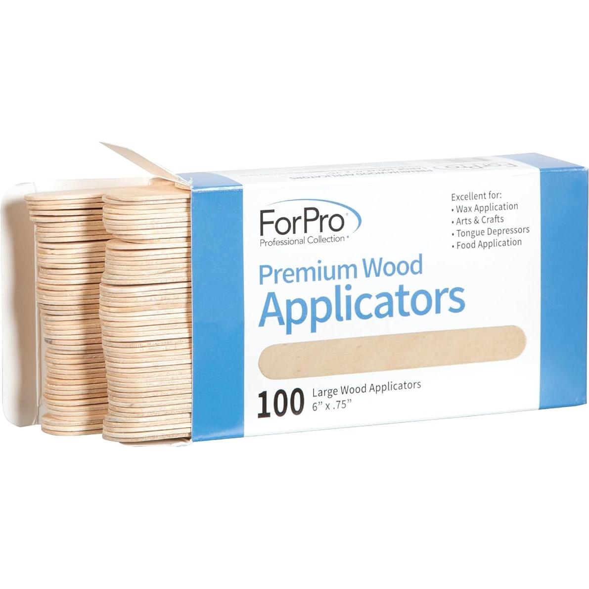 Aplicadores de Madera ForPro 100 Unidades 15,24 cm