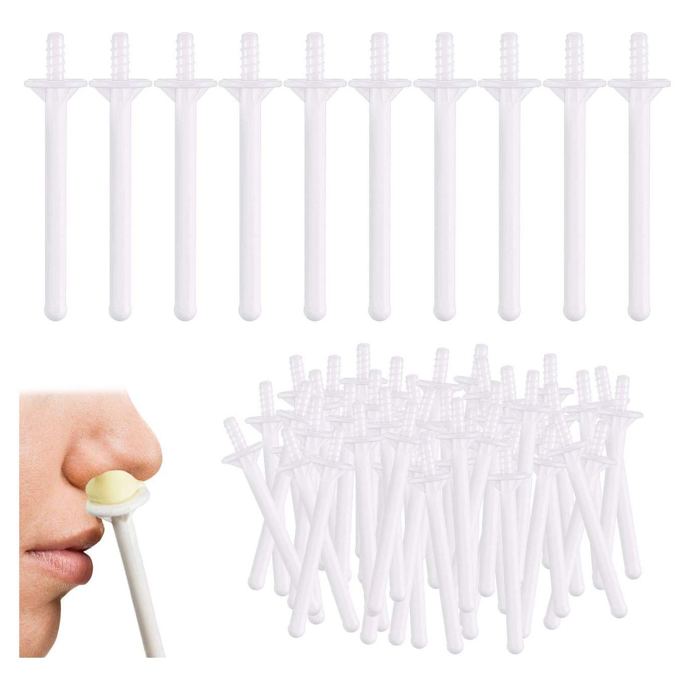 60 Piezas Aplicadores de Cera para Nariz Rolybag