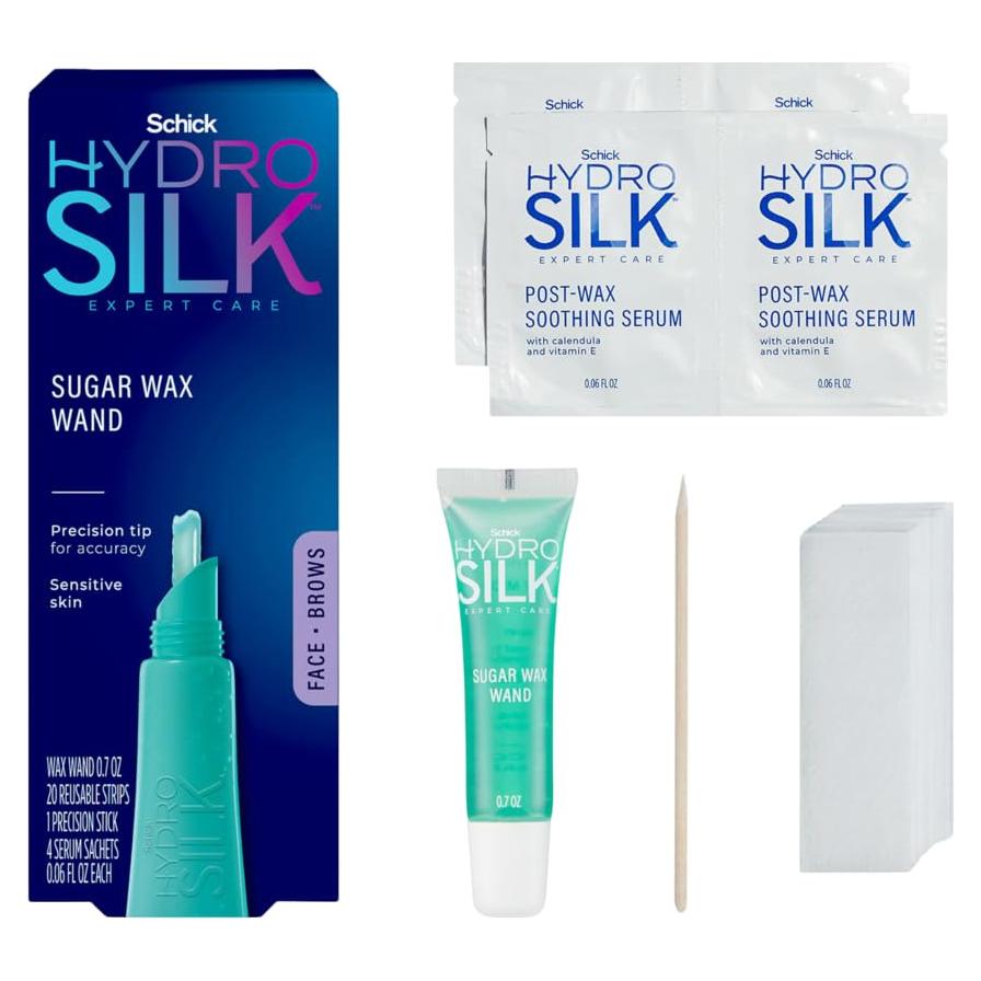 Cera de Azúcar Schick Hydro Silk para Cejas y Cara 19,84 g