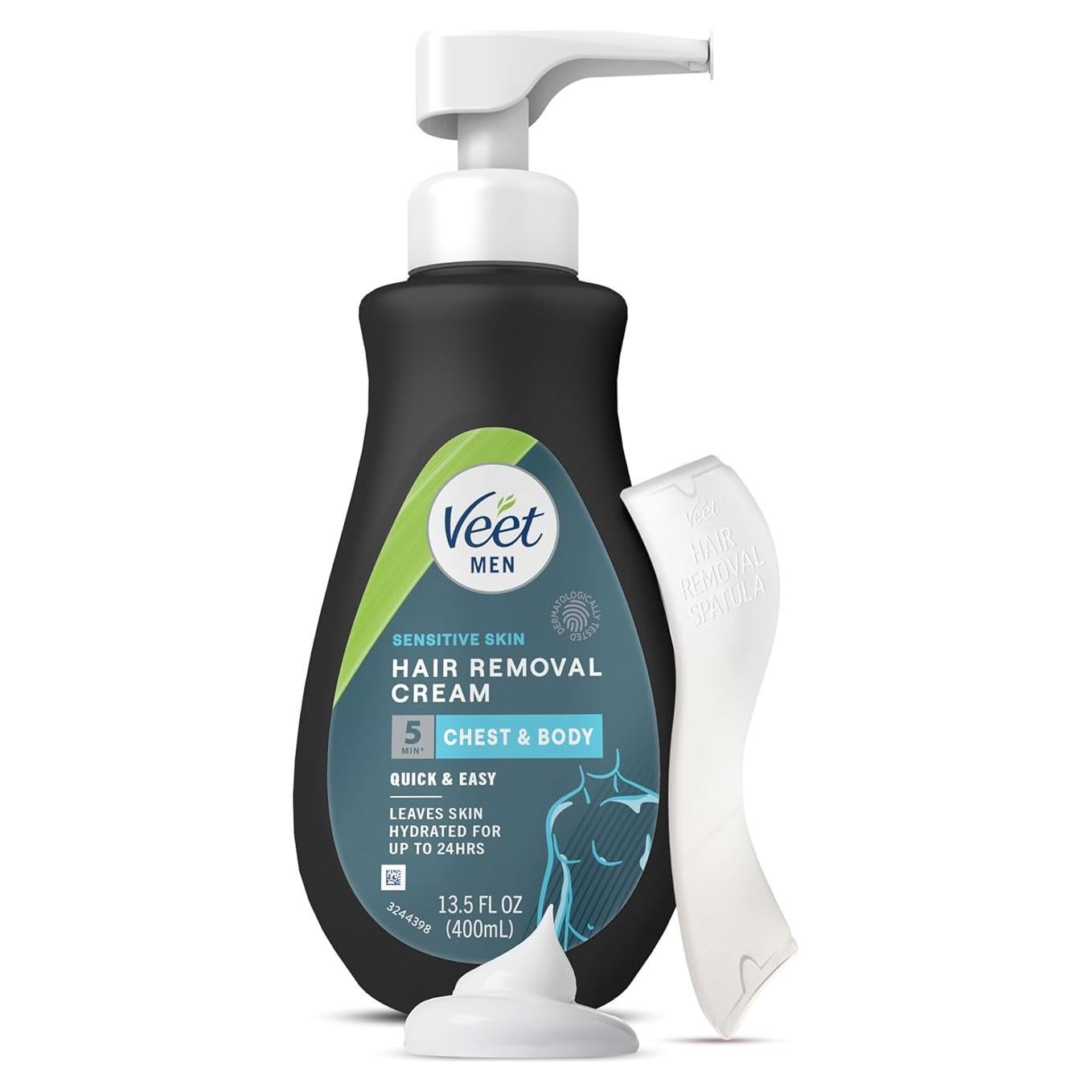 Crema Gel Depilatoria Veet para Hombres 400ml Piel Sensible