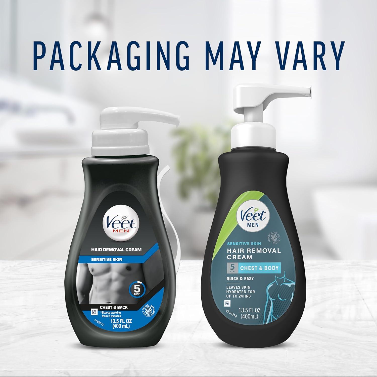 Crema Gel Depilatoria Veet para Hombres 400ml Piel Sensible