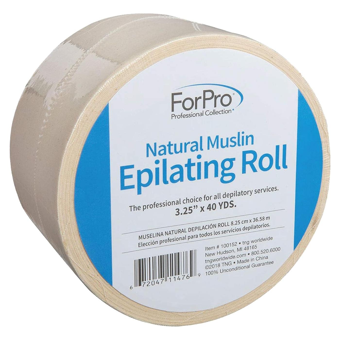 Rollo de Muselina Natural ForPro 8,26 cm x 36,57 m