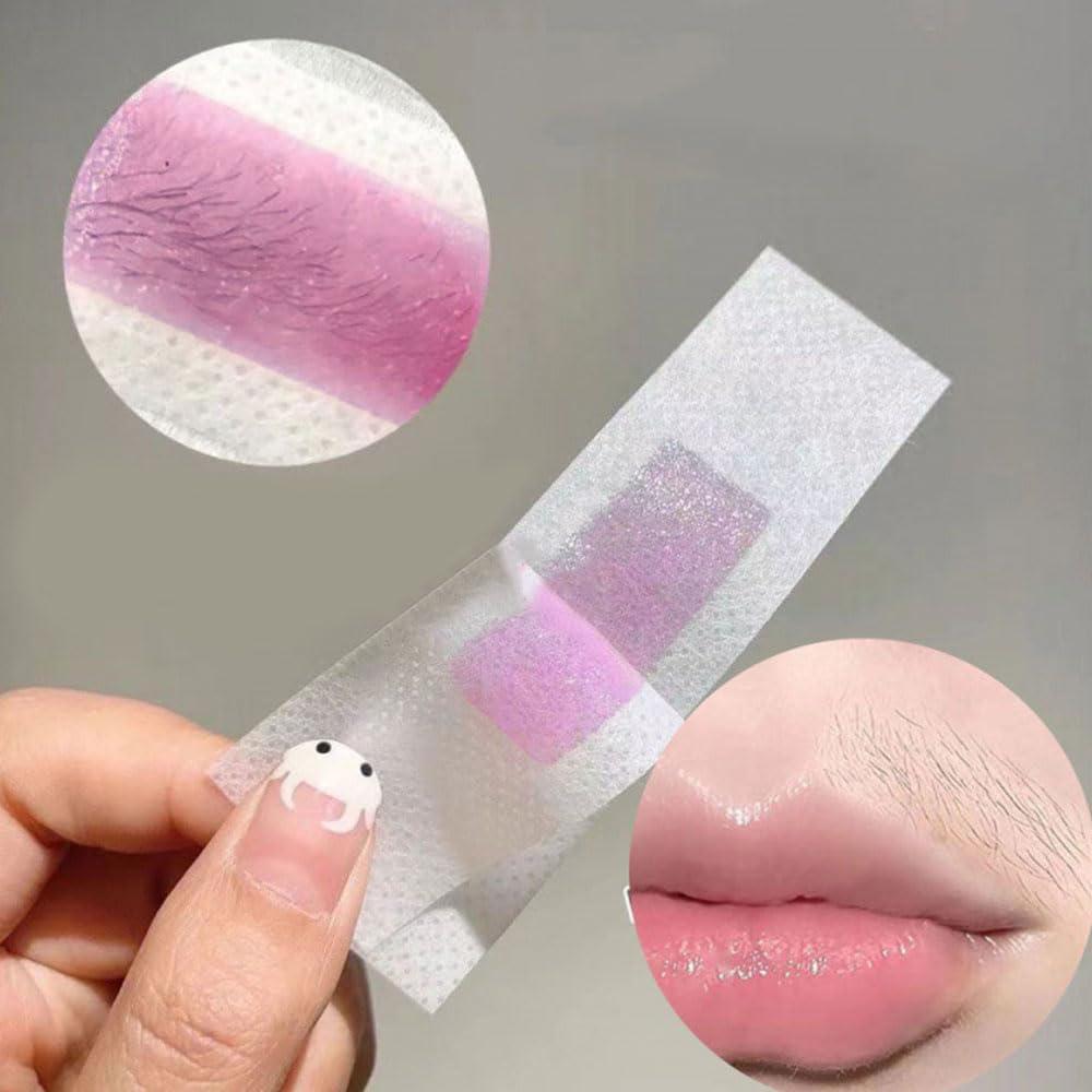 80 Tiras de Cera para el Cuerpo PUMEI - Doble Cara y Toallitas