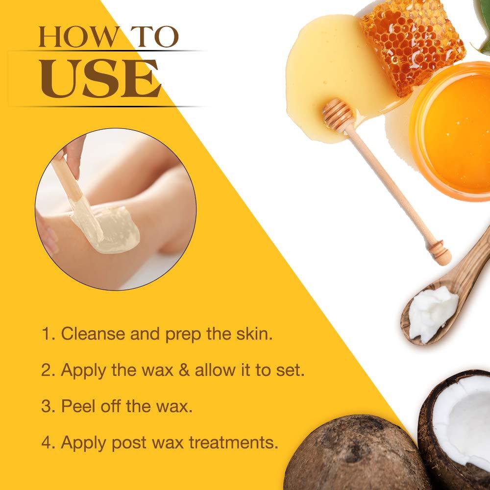 Cera Dura GiGi Coconut Honee 368g para Cara y Cuerpo