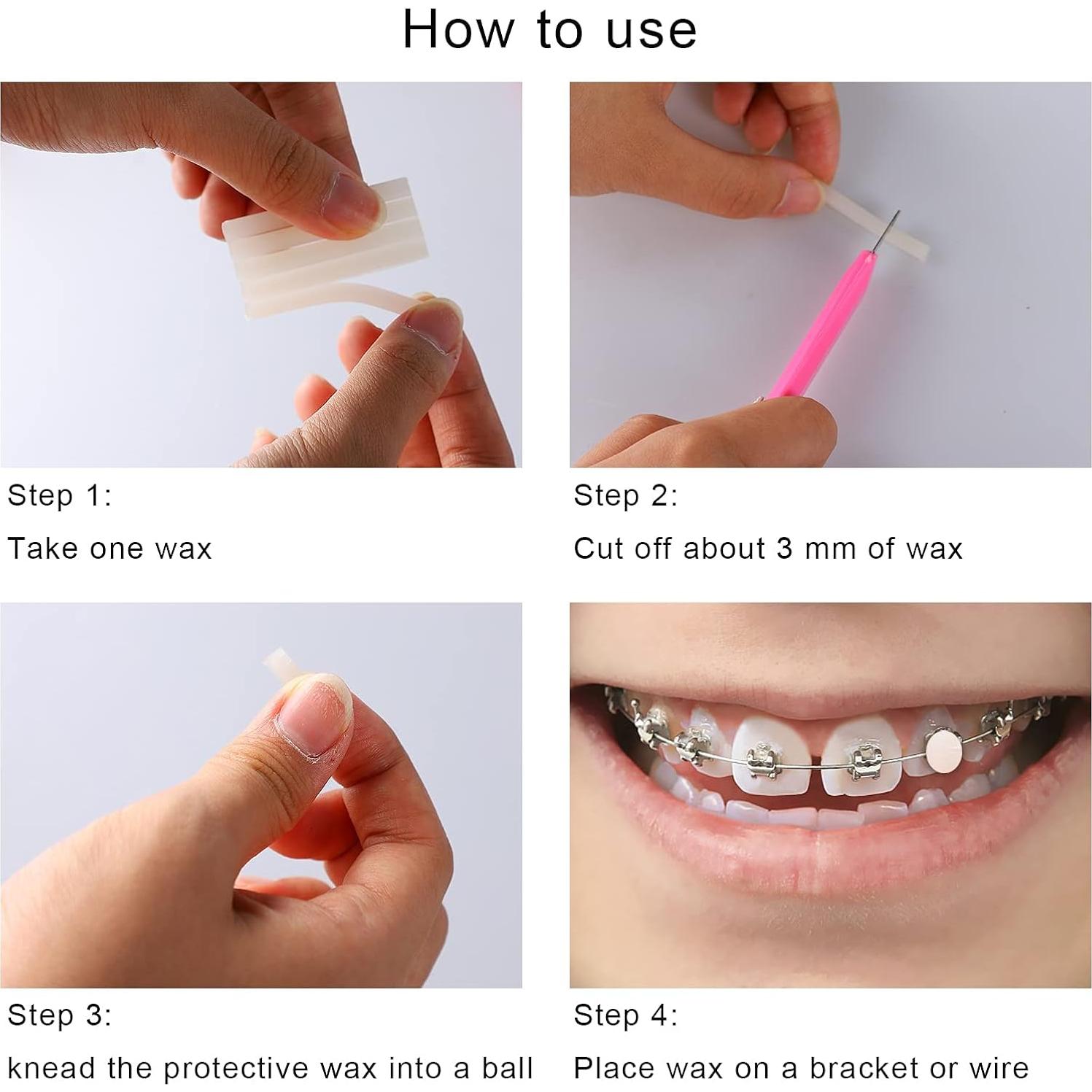 Cera Dental MorTime 12 Pack para Brackets y Alineadores