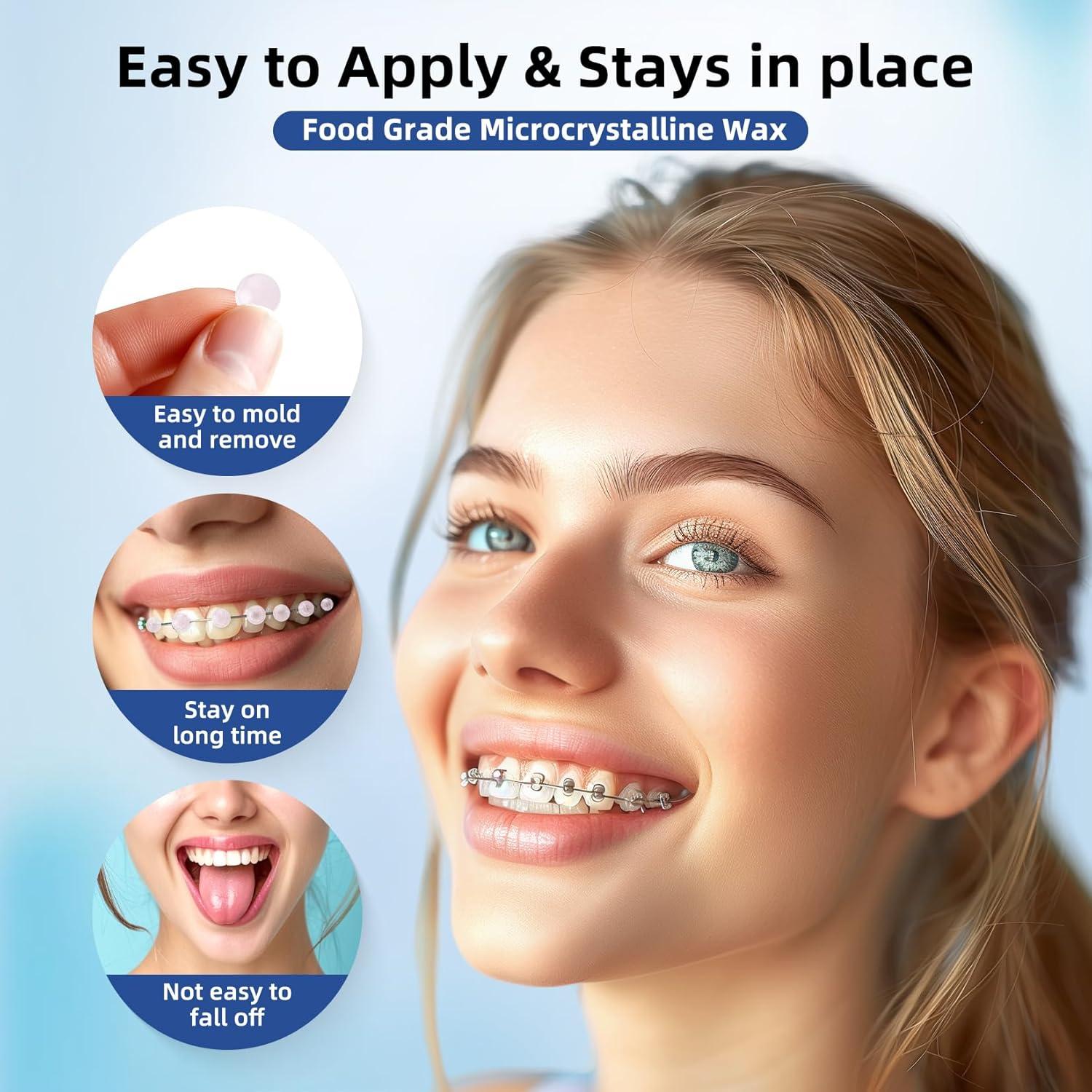 Cera Ortodóntica RAZOKO para Brackets 120 Puntos Individuales