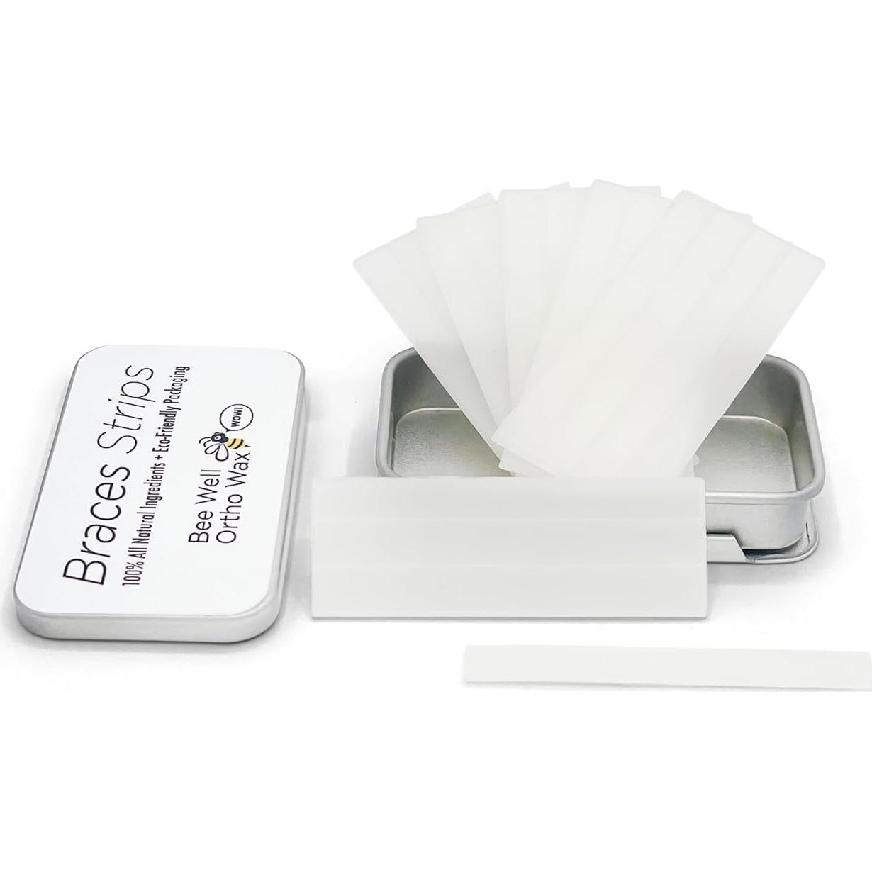 Cera Ortodóntica Natural Bee Well para Brackets - 24 Tiras