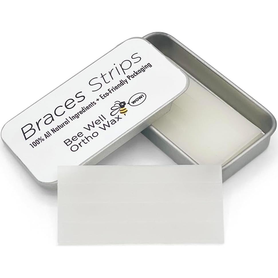 Cera Ortodóntica Natural Bee Well para Brackets - 24 Tiras