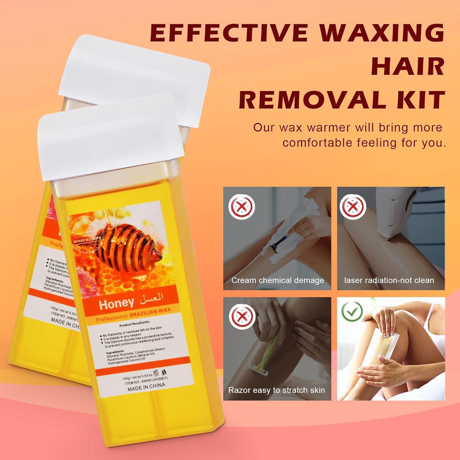 Kit de Cera Digital CENYEDA Roll On para Piel Sensible