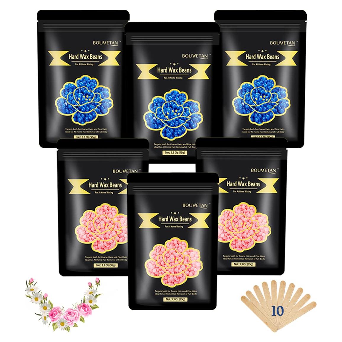 Perlas de Cera Dura Bouvetan 1.3kg para Depilación Total