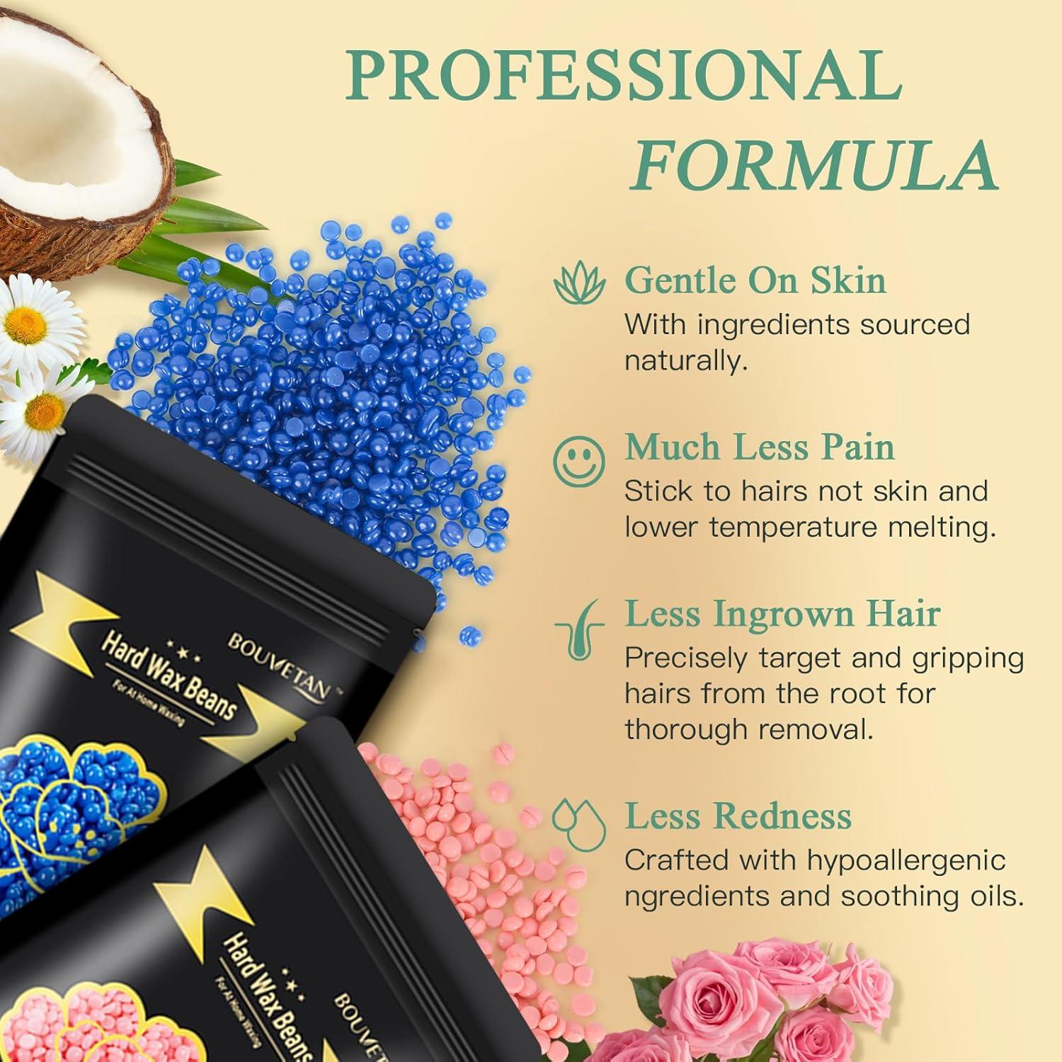 Perlas de Cera Dura Bouvetan 1.3kg para Depilación Total