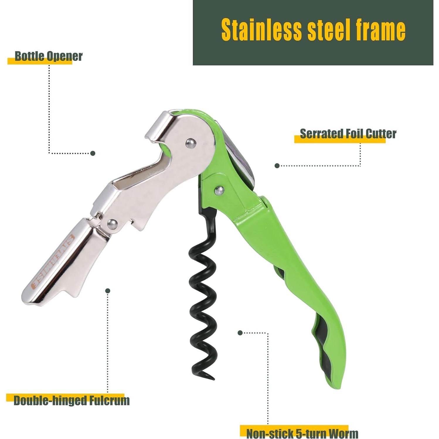 Sacacorchos de Camarero SIVERMISE Multicolor - Set de 4