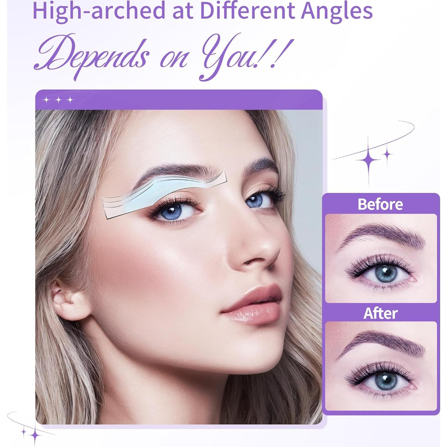 Kit de Cera para Cejas Beauty7 - 24 Tiras Piel Sensible