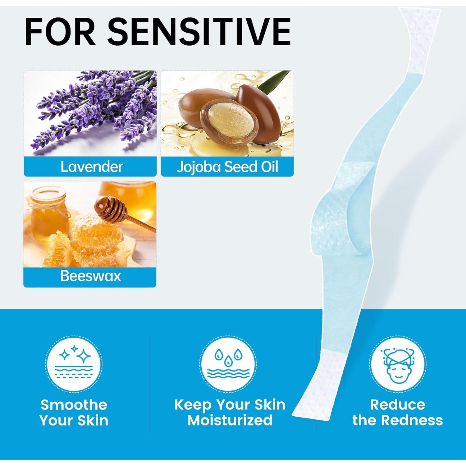 Ceras Depilatorias para Cejas Beauty7 para Hombres 24 Unidades